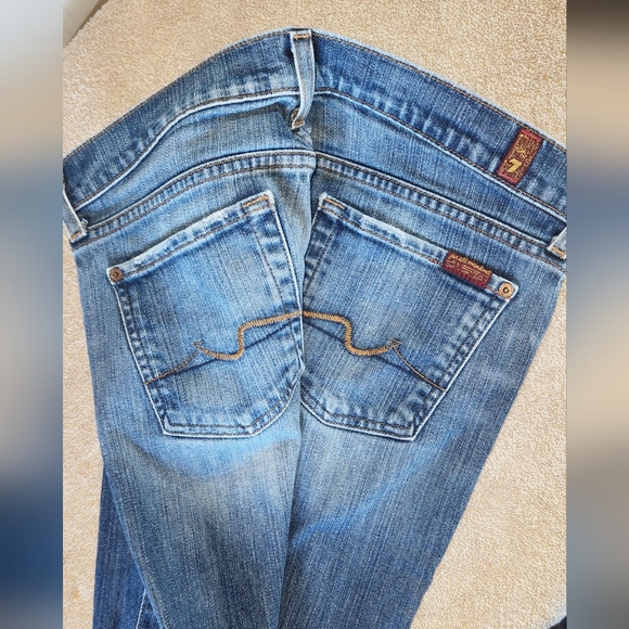 Sz 30 7 for all mankind ladies jeans - Picture 3 of 10